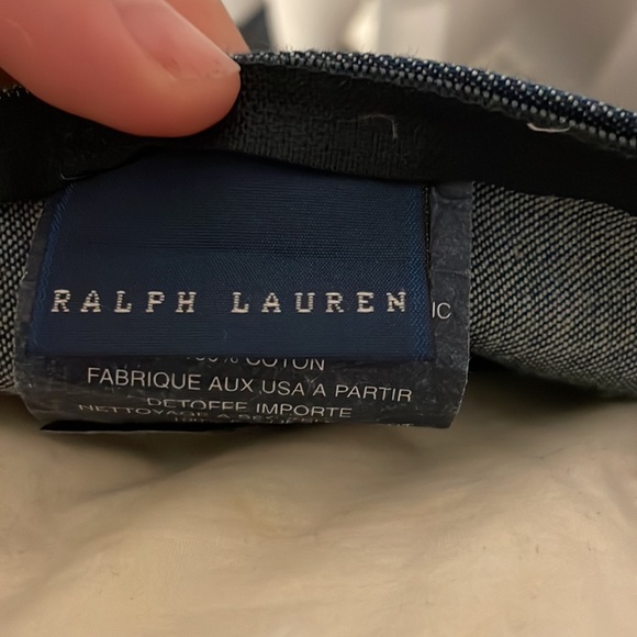 Ralph Lauren 1999 throw pillow Teddy Bear.  Used - Picture 4 of 4